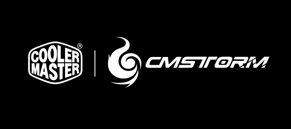 Cooler Master + Storm Logo - white